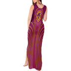 Brisbane Broncos Mascot Tank Maxi Dress Australian Rugby Culture - Powerful Horse Athlete