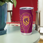 Brisbane Broncos Mascot Tumbler Cup Australian Rugby Culture - Powerful Horse Athlete