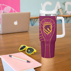 Brisbane Broncos Mascot Tumbler With Handle Australian Rugby Culture - Powerful Horse Athlete
