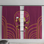 Brisbane Broncos Mascot Window Curtain Australian Rugby Culture - Powerful Horse Athlete