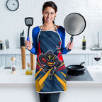 Adelaide Crows Australian Football Apron Muscular Mascot Graphic - Bold Team Colors