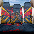 Adelaide Crows Australian Football Back Car Seat Cover Muscular Mascot Graphic - Bold Team Colors