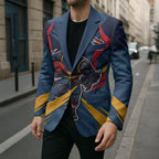 Adelaide Crows Australian Football Blazer Muscular Mascot Graphic - Bold Team Colors