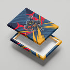 Adelaide Crows Australian Football Canvas Wall Art Muscular Mascot Graphic - Bold Team Colors