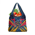 Adelaide Crows Australian Football Grocery Bag Muscular Mascot Graphic - Bold Team Colors