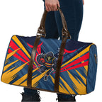 Adelaide Crows Australian Football Travel Bag Muscular Mascot Graphic - Bold Team Colors