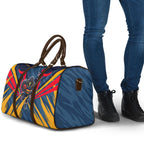 Adelaide Crows Australian Football Travel Bag Muscular Mascot Graphic - Bold Team Colors