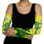 Australia Cricket Arm Sleeves Golden Southern Cross Stars Halftone Pattern Design