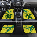 Australia Cricket Car Mats Golden Southern Cross Stars Halftone Pattern Design