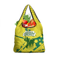 Australia Cricket Grocery Bag Golden Southern Cross Stars Halftone Pattern Design