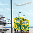 Australia Cricket Luggage Cover Golden Southern Cross Stars Halftone Pattern Design