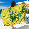 Australia Cricket Sarong Golden Southern Cross Stars Halftone Pattern Design