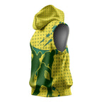 Australia Cricket Sleeveless Hoodie Golden Southern Cross Stars Halftone Pattern Design
