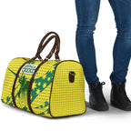 Australia Cricket Travel Bag Golden Southern Cross Stars Halftone Pattern Design
