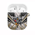 Collingwood Magpies Australian Football AirPods Case Powerful Muscle Mascot - Bold Team Colors