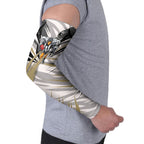 Collingwood Magpies Australian Football Arm Sleeves Powerful Muscle Mascot - Bold Team Colors