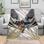 Collingwood Magpies Australian Football Blanket Powerful Muscle Mascot - Bold Team Colors