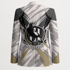 Collingwood Magpies Australian Football Blazer Powerful Muscle Mascot - Bold Team Colors