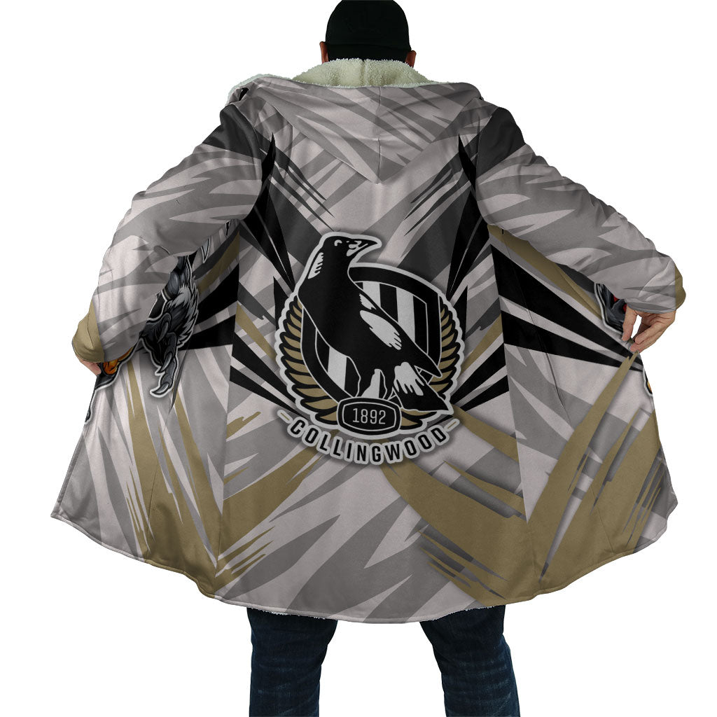 Collingwood Magpies Australian Football Cloak Powerful Muscle Mascot - Bold Team Colors