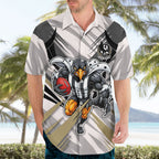 Collingwood Magpies Australian Football Hawaiian Shirt Powerful Muscle Mascot - Bold Team Colors