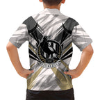 Collingwood Magpies Australian Football Hawaiian Shirt Powerful Muscle Mascot - Bold Team Colors
