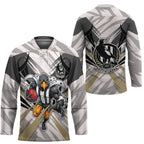 Collingwood Magpies Australian Football Hockey Jersey Powerful Muscle Mascot - Bold Team Colors