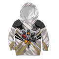 Collingwood Magpies Australian Football Kid Hoodie Powerful Muscle Mascot - Bold Team Colors