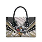 Collingwood Magpies Australian Football Leather Bag Powerful Muscle Mascot - Bold Team Colors