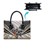 Collingwood Magpies Australian Football Leather Bag Powerful Muscle Mascot - Bold Team Colors