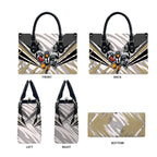 Collingwood Magpies Australian Football Leather Bag Powerful Muscle Mascot - Bold Team Colors