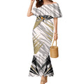 Collingwood Magpies Australian Football Mermaid Dress Powerful Muscle Mascot - Bold Team Colors