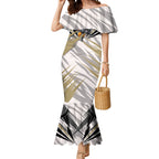 Collingwood Magpies Australian Football Mermaid Dress Powerful Muscle Mascot - Bold Team Colors