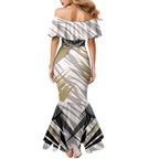 Collingwood Magpies Australian Football Mermaid Dress Powerful Muscle Mascot - Bold Team Colors
