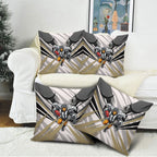 Collingwood Magpies Australian Football Pillow Cover Powerful Muscle Mascot - Bold Team Colors
