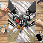 Collingwood Magpies Australian Football Puzzle Powerful Muscle Mascot - Bold Team Colors