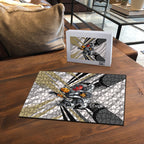 Collingwood Magpies Australian Football Puzzle Powerful Muscle Mascot - Bold Team Colors