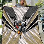Collingwood Magpies Australian Football Quilt Powerful Muscle Mascot - Bold Team Colors