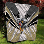 Collingwood Magpies Australian Football Quilt Powerful Muscle Mascot - Bold Team Colors