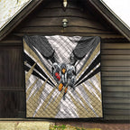 Collingwood Magpies Australian Football Quilt Powerful Muscle Mascot - Bold Team Colors