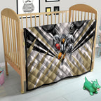 Collingwood Magpies Australian Football Quilt Powerful Muscle Mascot - Bold Team Colors