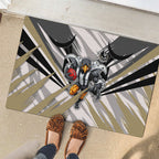 Collingwood Magpies Australian Football Rubber Doormat Powerful Muscle Mascot - Bold Team Colors