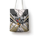 Collingwood Magpies Australian Football Tote Bag Powerful Muscle Mascot - Bold Team Colors