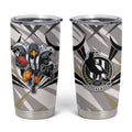 Collingwood Magpies Australian Football Tumbler Cup Powerful Muscle Mascot - Bold Team Colors