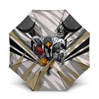 Collingwood Magpies Australian Football Umbrella Powerful Muscle Mascot - Bold Team Colors