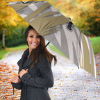 Collingwood Magpies Australian Football Umbrella Powerful Muscle Mascot - Bold Team Colors