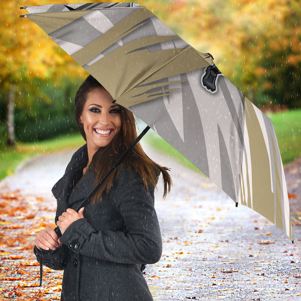 Collingwood Magpies Australian Football Umbrella Powerful Muscle Mascot - Bold Team Colors