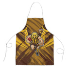 Hawthorn Hawks Australian Football Apron Fierce Bird Mascot - Bold Team Colors
