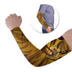 Hawthorn Hawks Australian Football Arm Sleeves Fierce Bird Mascot - Bold Team Colors