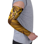 Hawthorn Hawks Australian Football Arm Sleeves Fierce Bird Mascot - Bold Team Colors