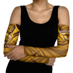 Hawthorn Hawks Australian Football Arm Sleeves Fierce Bird Mascot - Bold Team Colors